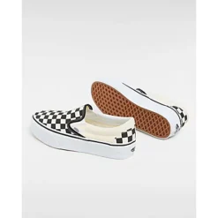 Vans Chaussures Checkerboard Classic Slip-On Platform -Vans VN00018EBWW ALT2