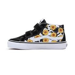 Vans Chaussures à Scratch Cow Floral Sk8-Mid Reissue Enfant (4-8 Ans) -Vans VN00018T6GL ALT3