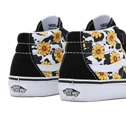 Vans Chaussures à Scratch Cow Floral Sk8-Mid Reissue Enfant (4-8 Ans) -Vans VN00018T6GL ALT5