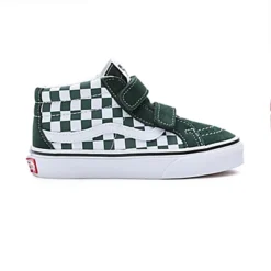 Vans Chaussures à Scratch Checkerboard Sk8-Mid Reissue Enfant (4-8 Ans) -Vans VN00018TBD6 ALT2