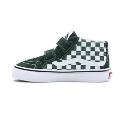 Vans Chaussures à Scratch Checkerboard Sk8-Mid Reissue Enfant (4-8 Ans) -Vans VN00018TBD6 ALT3