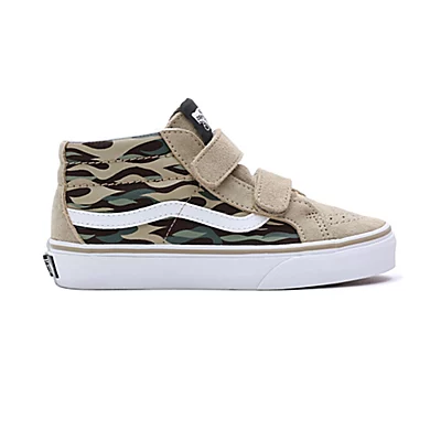 Vans Chaussures à Scratch Flame Camo Sk8-Mid Reissue Enfant (4-8 Ans) 5 Vans Chaussures à Scratch Flame Camo Sk8-Mid Reissue Enfant (4-8 Ans) – Image 3