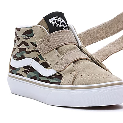 Vans Chaussures à Scratch Flame Camo Sk8-Mid Reissue Enfant (4-8 Ans) 9 Vans Chaussures à Scratch Flame Camo Sk8-Mid Reissue Enfant (4-8 Ans) – Image 7