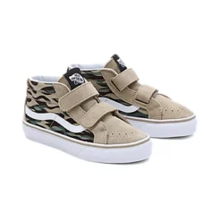 Vans Chaussures à Scratch Flame Camo Sk8-Mid Reissue Enfant (4-8 Ans)