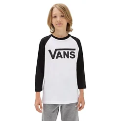 T-Shirt Raglan Junior Vans Classic (8-14 Ans)