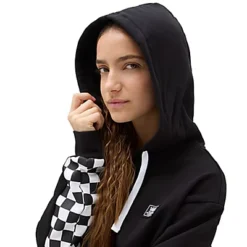 Vans Sweat à Capuche Boom Boom Check -Vans VN00045DBLK ALT3