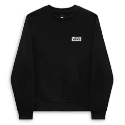 Vans Sweat-shirt Relaxed Fit Crew 12 Vans Sweat-shirt Relaxed Fit Crew -Vans VN0007FPBLK ALT9