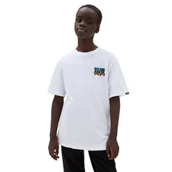 Vans T-shirt Pizza Face Garçon (8-14 Ans) -Vans VN00089UWHT ALT2