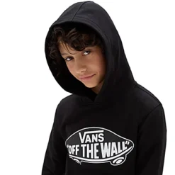 Vans Sweat à Capuche Style 76 Garçon (8-14 Ans) -Vans VN0008C7BLK ALT3