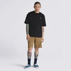 Vans T-shirt Flaming Skull Washed -Vans VN0008S2BLK ALT4