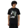 Vans T-shirt Warped Vacation -Vans VN0008T8BLK HERO