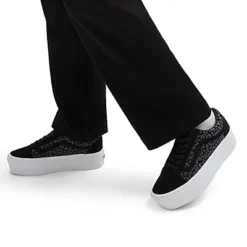 Vans Chaussures Mono Embroidery Old Skool Stackform -Vans VN0009PZYY6 ALT2