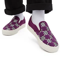 Vans Chaussures Tufted Check Classic Slip-On -Vans VN0009Q7DRV ALT2