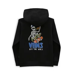 Vans Sweat à Capuche Skull Slices Garçon (8-14 Ans) -Vans VN000A7RBLK ALT10