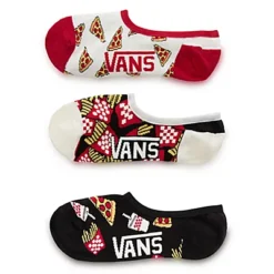 Vans Socquettes Pizza Party Canoodle (3 Paires)
