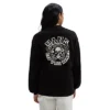 Vans Sweat-shirt à Manches Longues Et Col Montant Skullfly -Vans VN000ADNBLK HERO