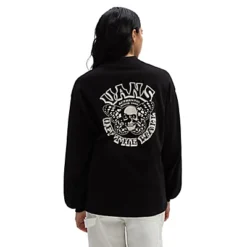 Vans Sweat-shirt à Manches Longues Et Col Montant Skullfly