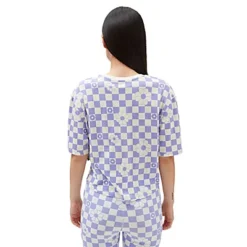 Vans T-shirt Court Checker à Fleurs -Vans VN000ADTC8B ALT2