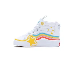 Vans Chaussures Sk8-Hi Zip Rainbow Star Bébé (1-4 Ans) -Vans VN000BVNAHP ALT3