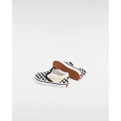 Vans Chaussures Enfant Checkerboard Slip-On (1-4 Ans) -Vans VN000EX8BWW ALT2