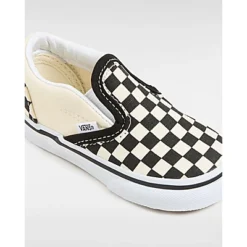 Vans Chaussures Enfant Checkerboard Slip-On (1-4 Ans) -Vans VN000EX8BWW ALT3