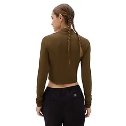 Vans T-shirt à Manches Longues Varsity V Mock Neck Mini -Vans VN000J990E0 ALT2