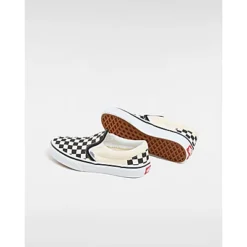 Vans Chaussures Junior Checkerboard Classic Slip-On (4-8 Ans) -Vans VN000ZBUEO1 ALT2