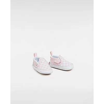 Vans Chaussures à Scratch Bébé Checkerboard Slip-On Crib (0-1 an) 4 Vans Chaussures à Scratch Bébé Checkerboard Slip-On Crib (0-1 an) – Image 2
