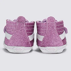 Vans Chaussures Sk8-Hi Crib Glitter Nouveau-né (0-1 Ans) 9 Vans Chaussures Sk8-Hi Crib Glitter Nouveau-né (0-1 Ans) -Vans VN0A346PLLC ALT3