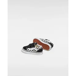 Vans Chaussures à Scratch Primary Check Old Skool Bébé (1-4 Ans) -Vans VN0A38JNP0S ALT2