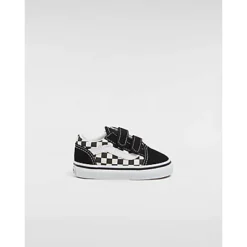 Vans Chaussures à Scratch Primary Check Old Skool Bébé (1-4 Ans)