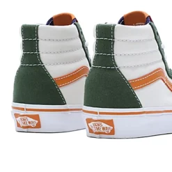Vans Chaussures Twill Block Sk8-Hi Enfant (4-8 Ans) -Vans VN0A4BUW6GL ALT5