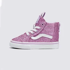 Vans Chaussures Glitter Sk8-Hi Zip Bébé (1-4 Ans) -Vans VN0A4BV1LLC ALT1