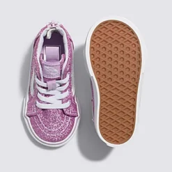 Vans Chaussures Glitter Sk8-Hi Zip Bébé (1-4 Ans) -Vans VN0A4BV1LLC ALT2