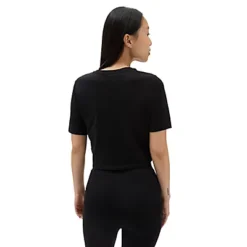 Vans T-shirt Flying V Crop Crew Sport -Vans VN0A54QUBLK ALT2