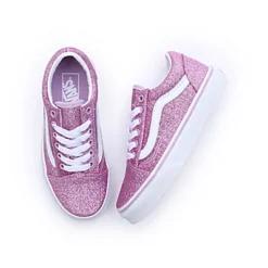 Vans Chaussures Glitter Old Skool Enfant (4-8 Ans) -Vans VN0A7Q5FLLC ALT1